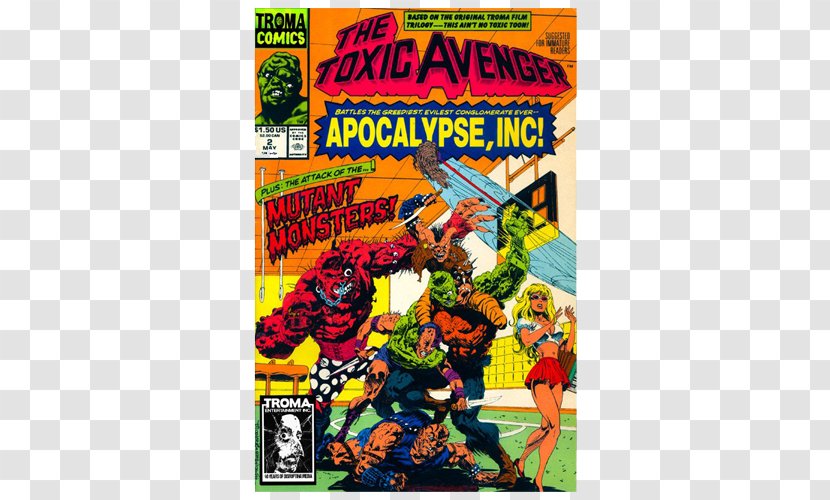 Marvel Comics Comic Book The Toxic Avenger Troma Entertainment Transparent PNG