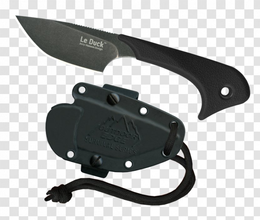 Bowie Knife Duck Blade Handle - Utility Knives - Blackstone Block Transparent PNG