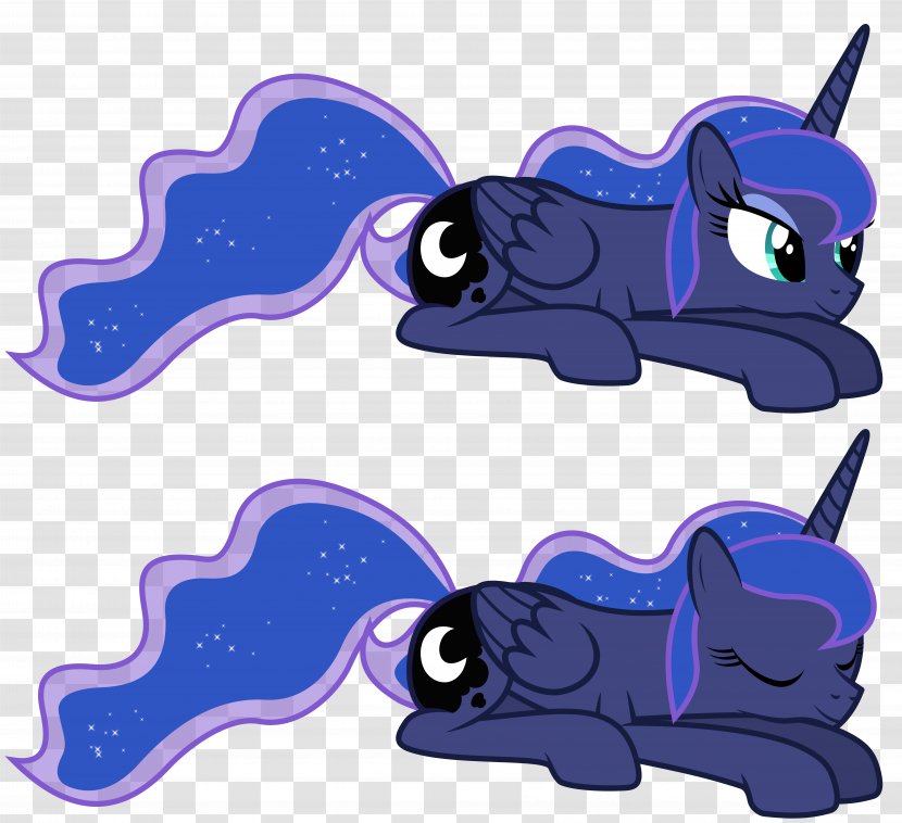 Princess Luna Celestia Pony Rarity - Equestria - Lying Vector Transparent PNG