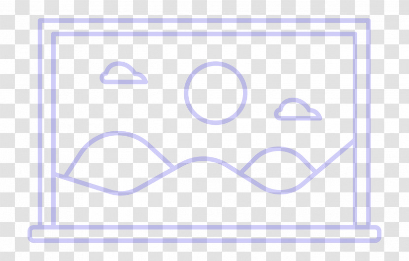 Vector Line Icon Page Layout Computer Transparent PNG