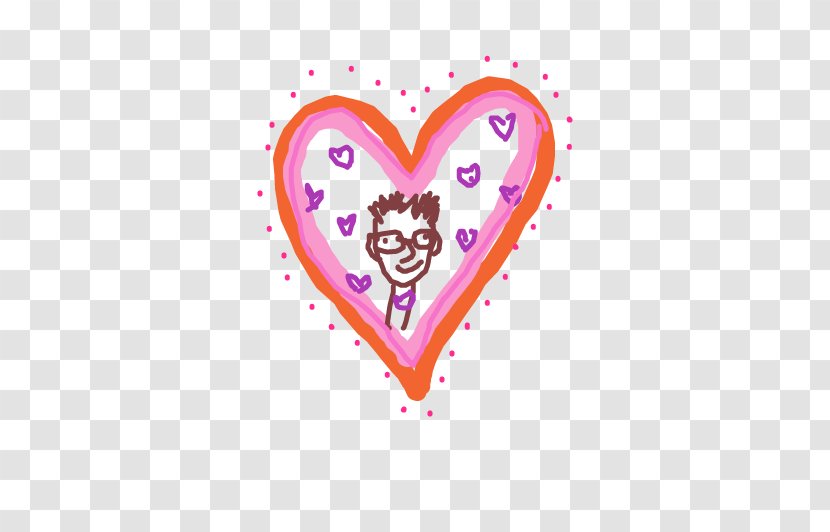 Pink M Valentine's Day RTV Font - Heart Transparent PNG