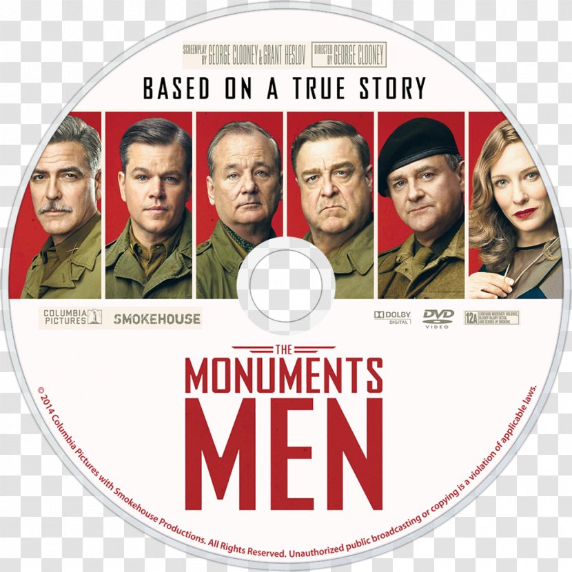 Albrecht Gaiswinkler George Clooney The Monuments Men YouTube DVD - Cate Blanchett Transparent PNG