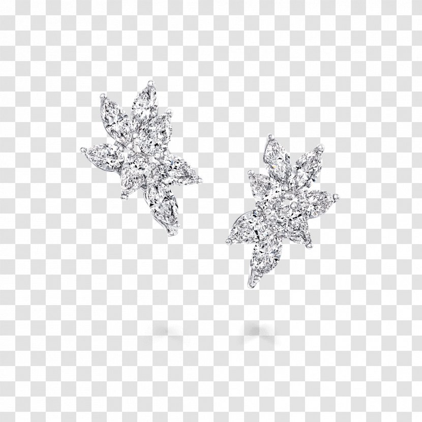 Earring Graff Diamonds Jewellery Brooch - Swarovski Ag Transparent PNG