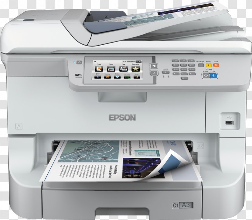 Multi-function Printer Inkjet Printing Epson - Xerox Transparent PNG