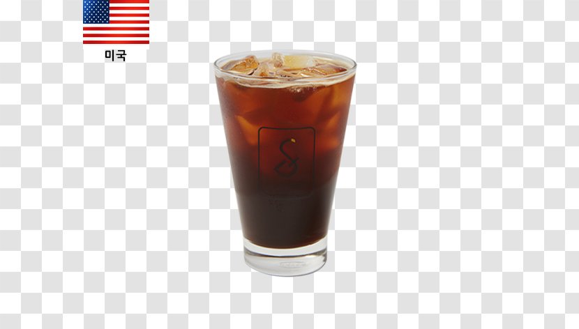 Iced Coffee Black Russian Grog Cup - Drink - Americano Transparent PNG