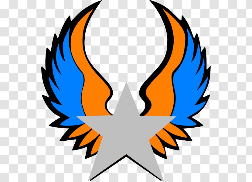 Logo Clip Art Image Vector Graphics - Beak - Orange And Blue Stars Transparent PNG