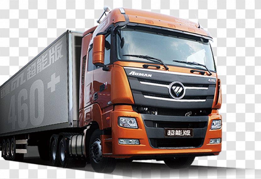 Volvo Trucks Car AB Scania - Motor Vehicle - Orange Big Truck Transparent PNG
