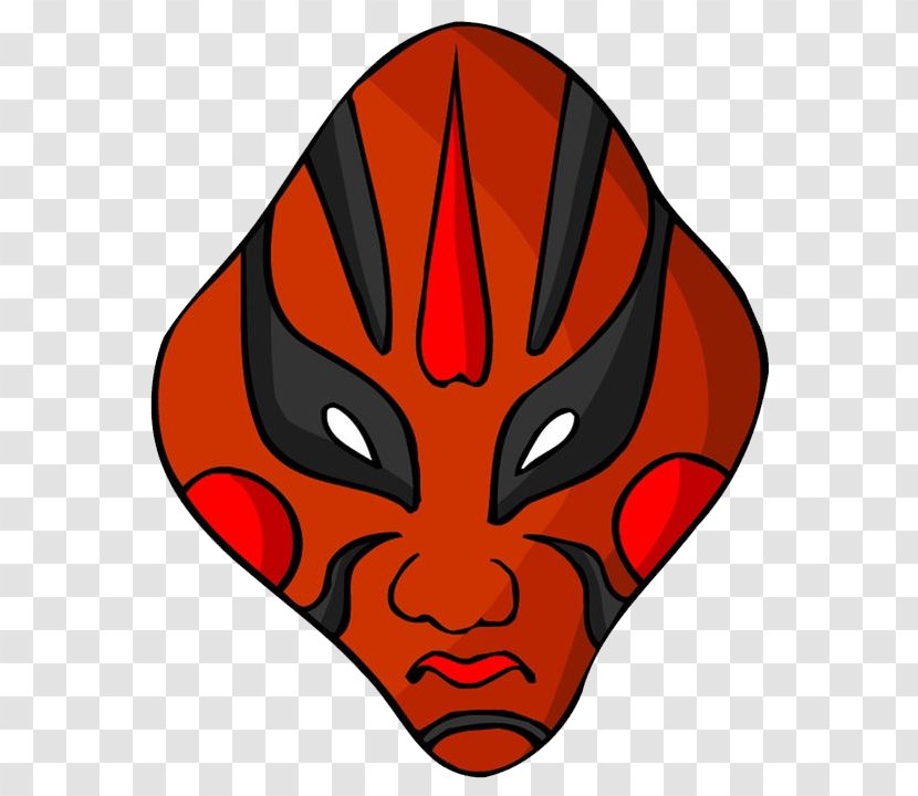 Red Clip Art - Logo - Face Mask Transparent PNG