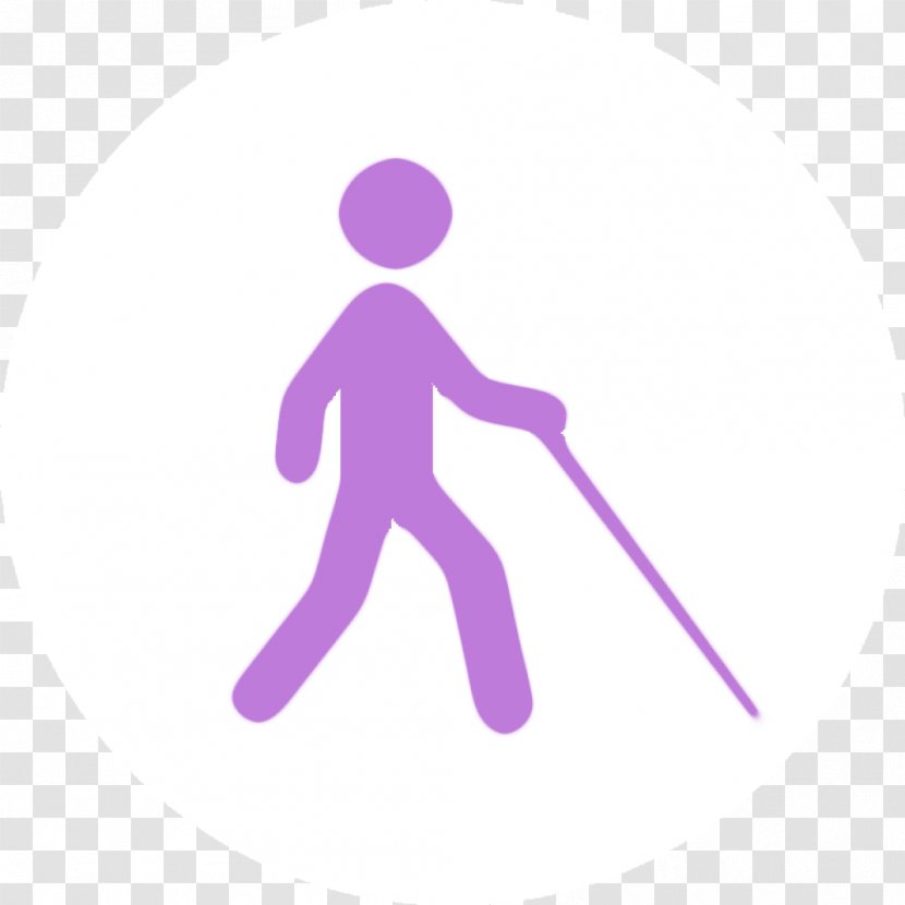 Disability Web Content Accessibility Guidelines Blindness Therapy - Hand - Purple Transparent PNG