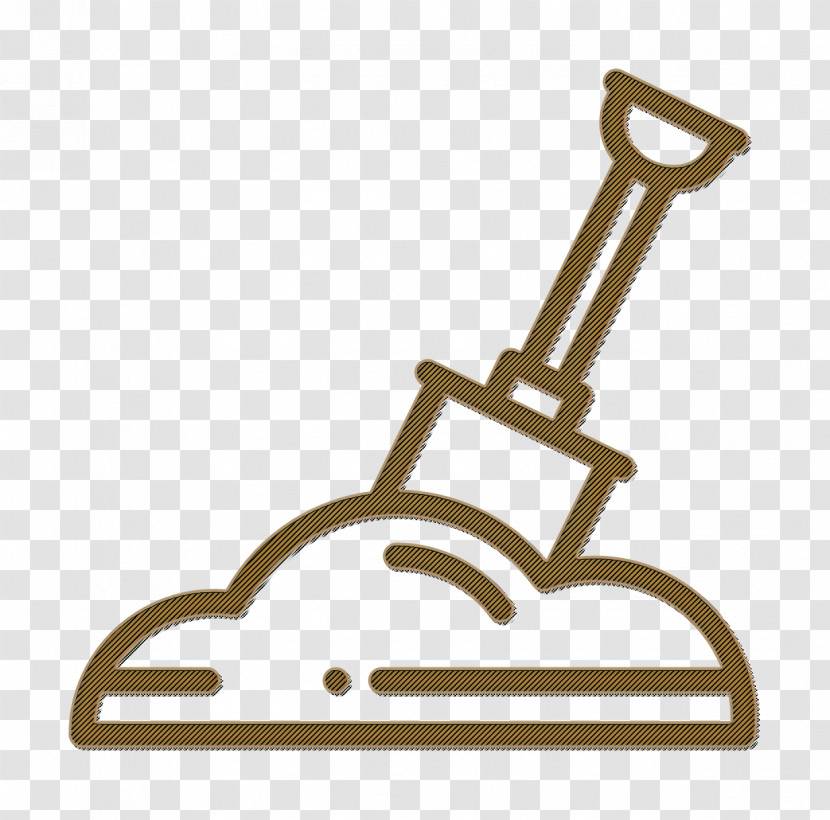 In The Village Icon Shovel Icon Transparent PNG