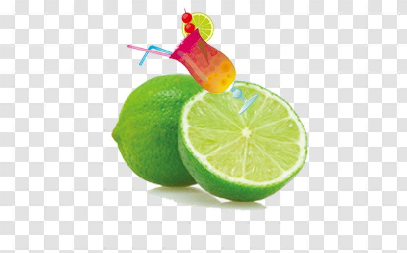 Juice Lemon Fruit Flavor Food - Lime - Lemon. Transparent PNG
