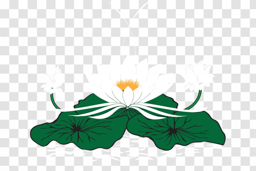 Petal Flower Logo Clip Art - Green Transparent PNG