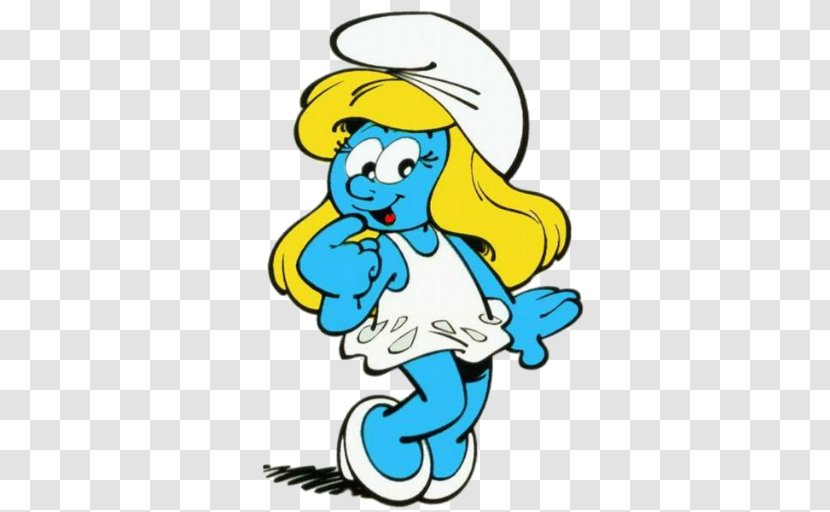 Smurfette Papa Smurf The Smurfs Cartoon Animated Film - Baby Transparent PNG