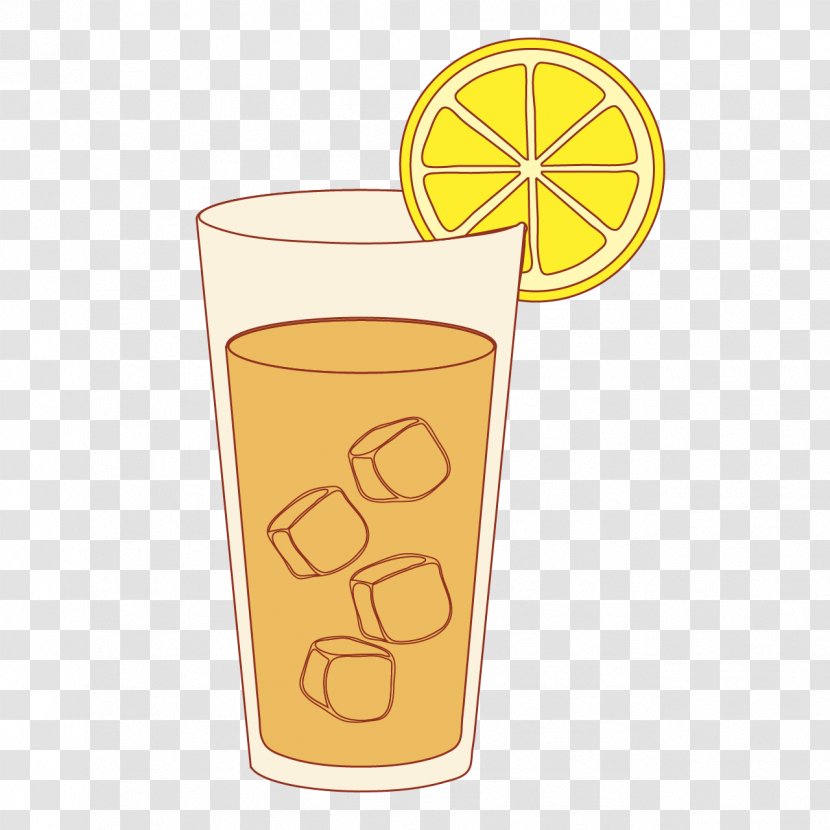 Orange Drink Juice Pint Glass Harvey Wallbanger Beer - Glasses - Fruit Transparent PNG