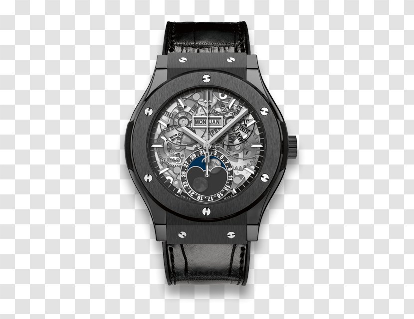 Chronograph Automatic Watch Hublot Classic Fusion - Strap Transparent PNG