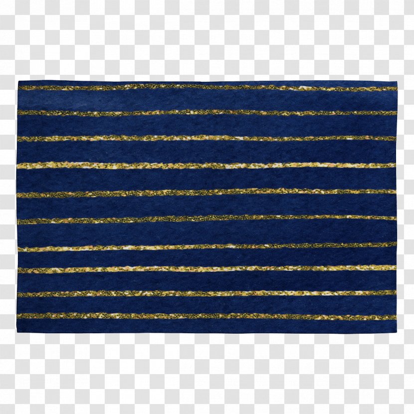 Navy Blue Place Mats Woven Fabric Line - Carpet Transparent PNG