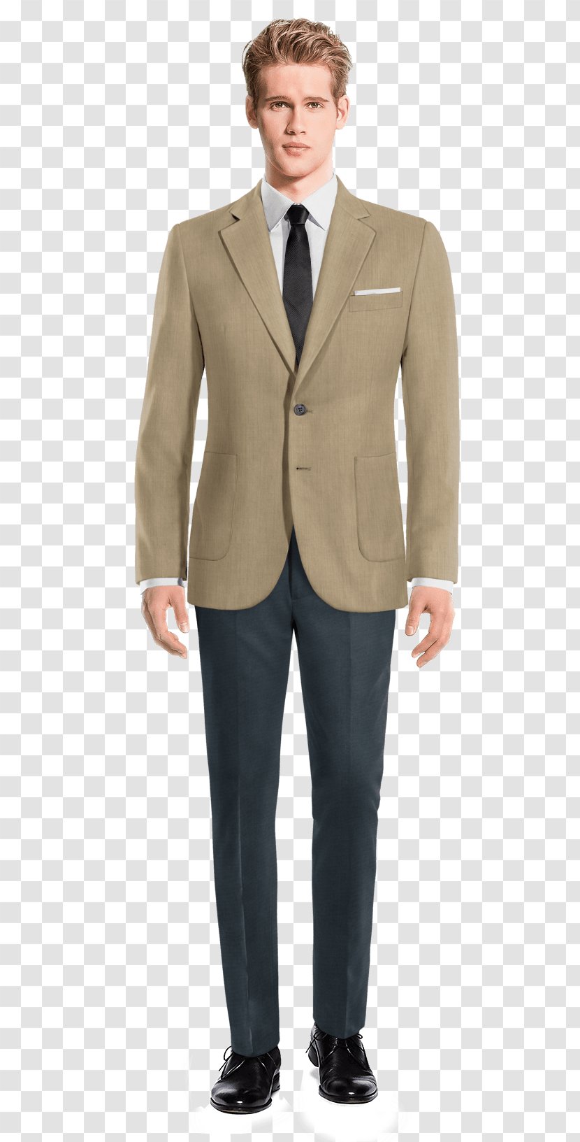 Suit Wool Tweed Upturned Collar Sport Coat - Gentleman - Costume Homme Transparent PNG