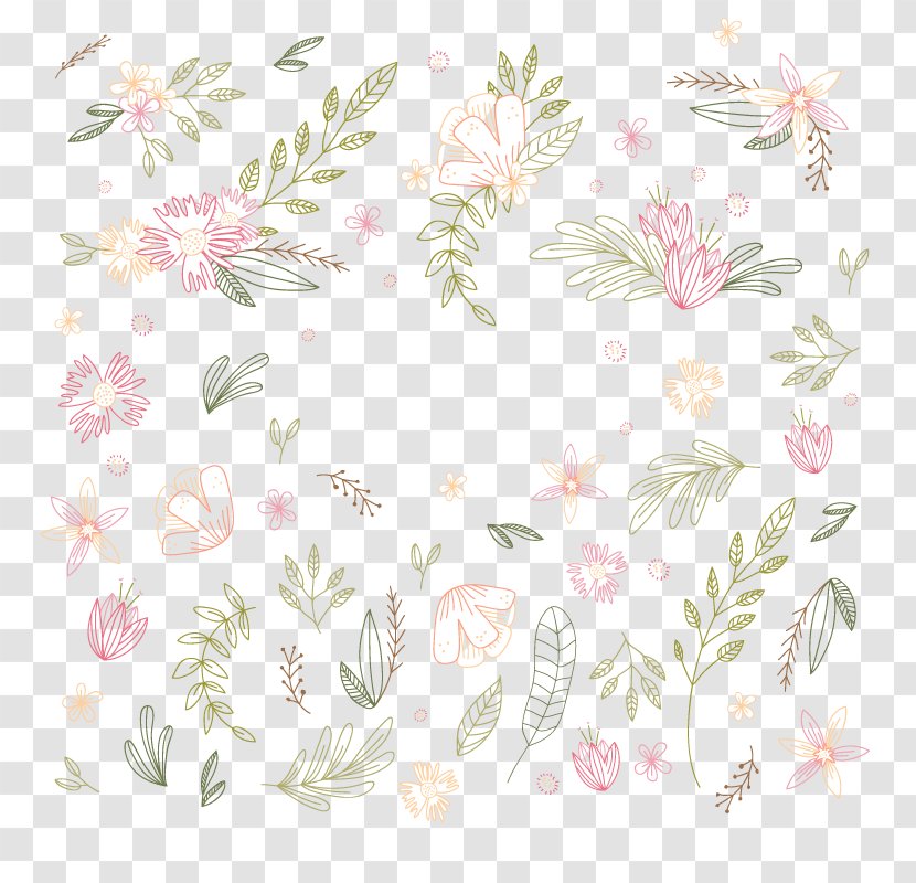 Flower - White - Vector Pink Flowers Transparent PNG