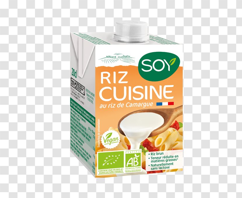 Rice Milk Cream Plant Soybean Cuisine - Vegetal Transparent PNG
