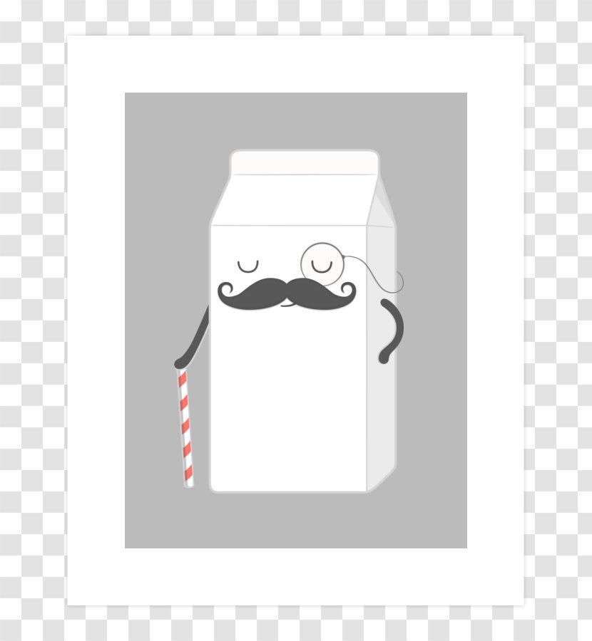 Moustache Milk Tapestry Cartoon Transparent PNG