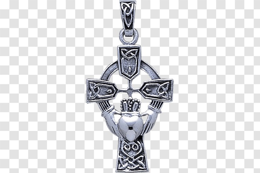 Celtic Cross Locket Charms & Pendants Celts - Irish People - Silver Transparent PNG