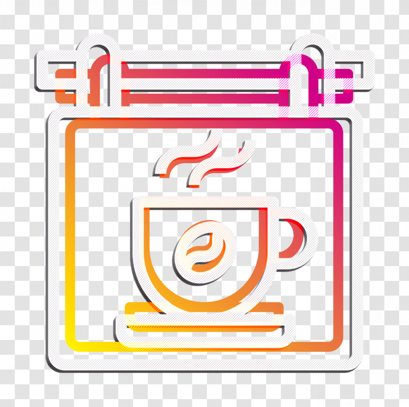 Coffee Shop Icon Food And Restaurant Icon Signboard Icon Transparent PNG