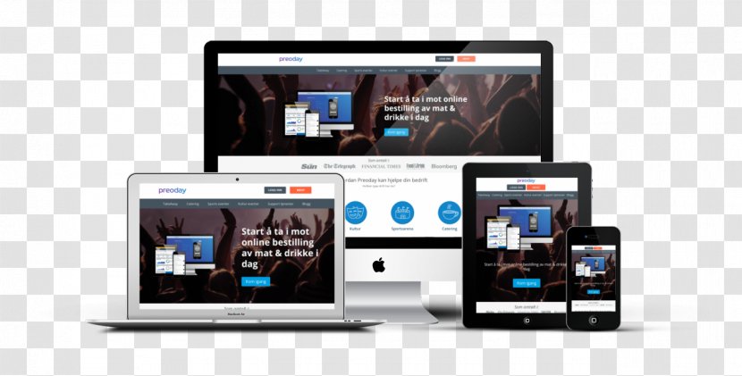 Responsive Web Design Business Multimedia Website Transparent PNG