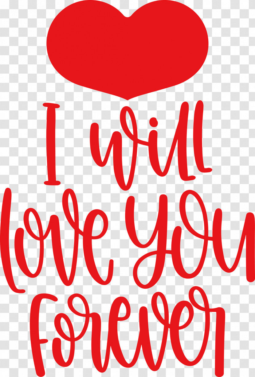 Love You Forever Valentines Day Valentines Day Quote Transparent PNG