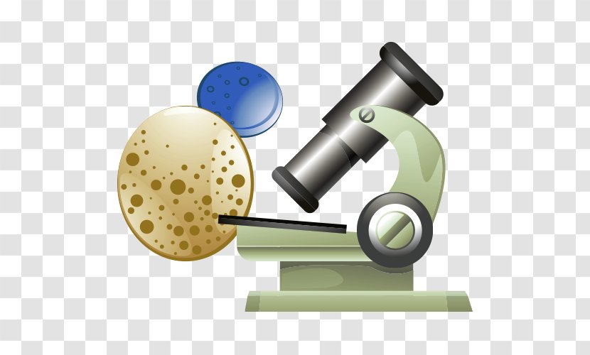 Science Microscope Experiment Test Tube - And Cancer Cell Cartoon  Transparent PNG