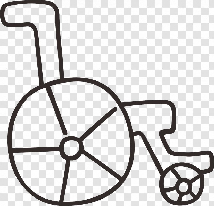 Wheelchair Icon - Area - Black Transparent PNG
