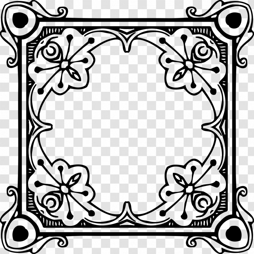 Picture Frames Clip Art - Rectangle - Square Frame Transparent PNG