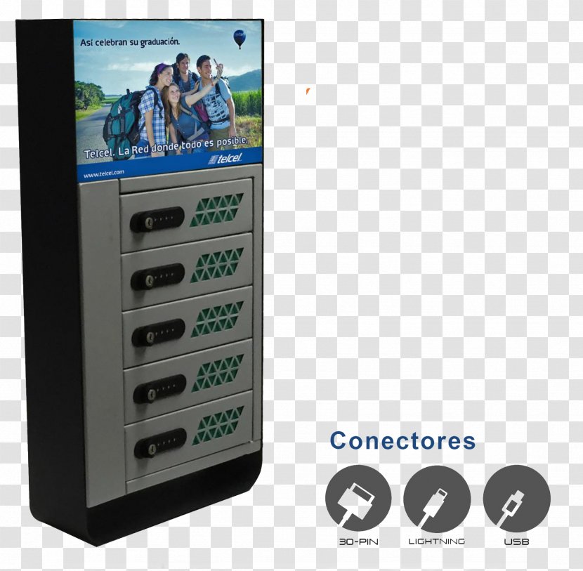 Communication Advertising Electronics Multimedia Telcel - Lockers Transparent PNG