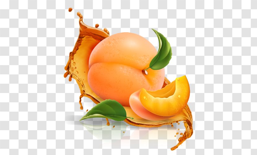 Juice Apricot Fruit - Orange - Free Image Transparent PNG