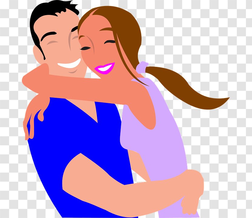 Interpersonal Relationship Couple Hug Clip Art - Tree - People Hugging Cliparts Transparent PNG