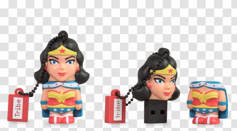 Wonder Woman Batman USB Flash Drives Joker Card Reader - Gadget - Women Drive Transparent PNG