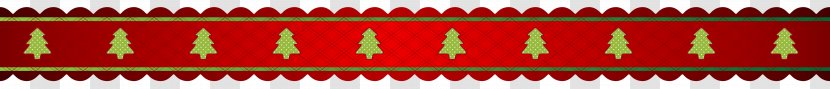 Red Font - Christmas Border Clip-Art Image Transparent PNG