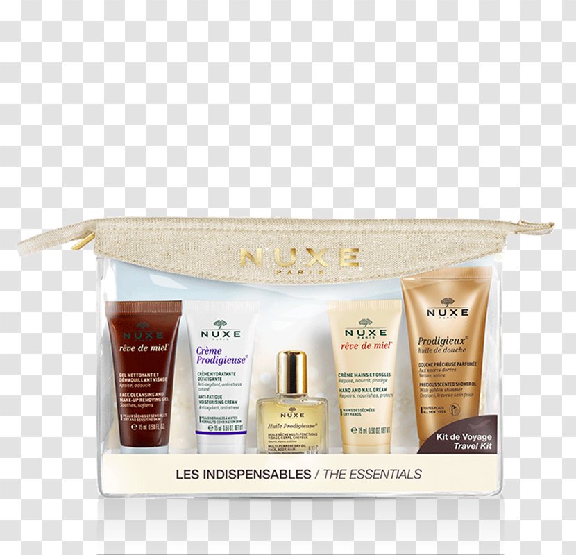 NUXE Travel Kit (Worth £15.90) My Dream Gift Set £24.10) Cosmetics Nuxe The Essentials 85 Ml - Cream - Summer Collection Transparent PNG