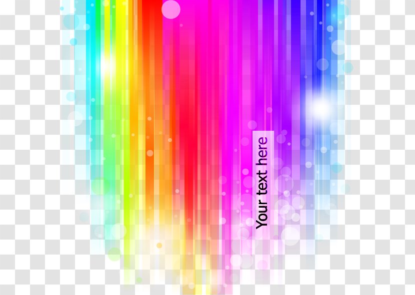 Illustration - Rainbow - Colorful Abstract Shading Transparent PNG