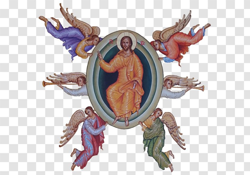 Icon Ascension Of Jesus Eastern Orthodox Church Angel Oriental Orthodoxy - Art Transparent PNG