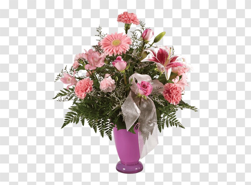 Rose Flower Bouquet Pink Chrysanthemum - Flowerpot Transparent PNG
