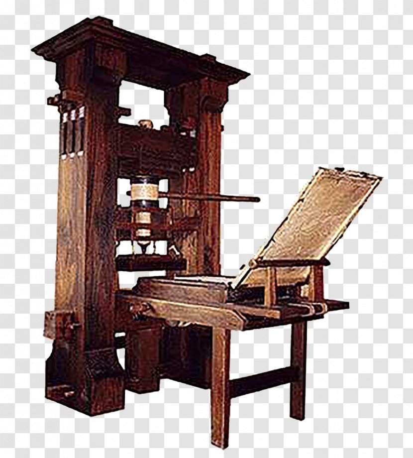 Gutenberg Museum Bible Johannes Gutenberg: Inventor Of The Printing Press Invention - Idea - Imprenta Transparent PNG