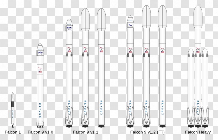 Falcon Heavy Test Flight Raptor 9 Transparent PNG