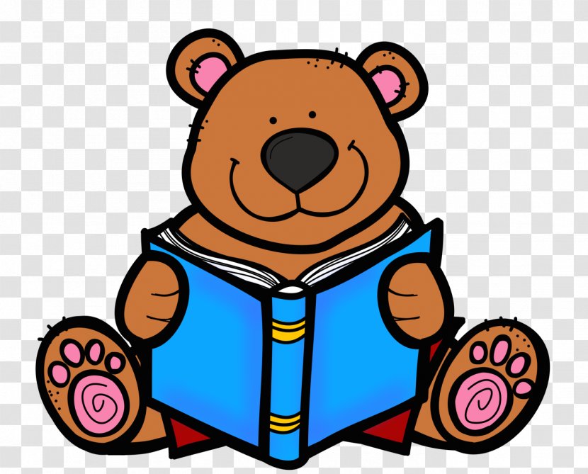 Reading Bear Free Content Clip Art - Frame - Sign Cliparts Transparent PNG