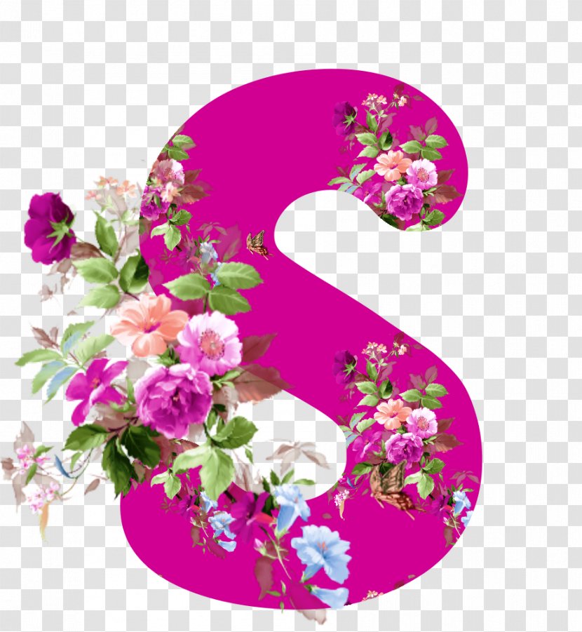 Garden Roses Floral Design Cut Flowers Letter - Flower Arranging Transparent PNG