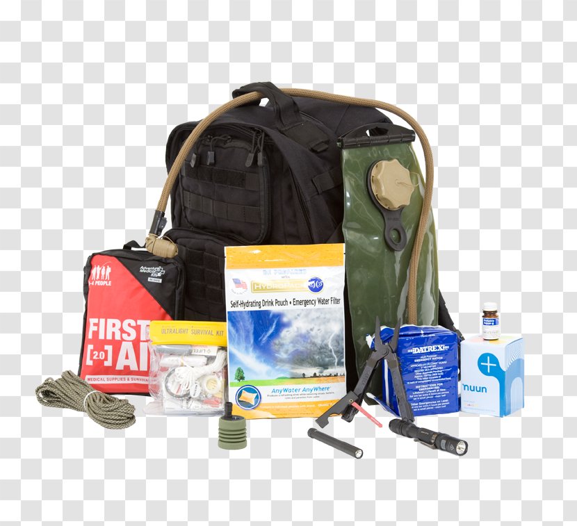 Bug-out Bag Survival Kit Emergency Preparedness Transparent PNG