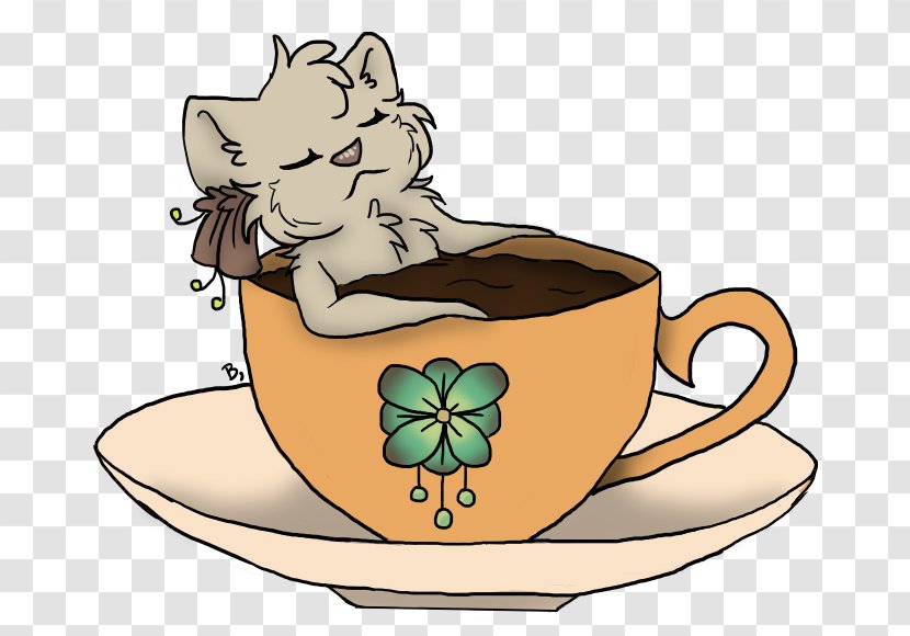 Whiskers Kitten Coffee Cup Cat - Carnivoran Transparent PNG