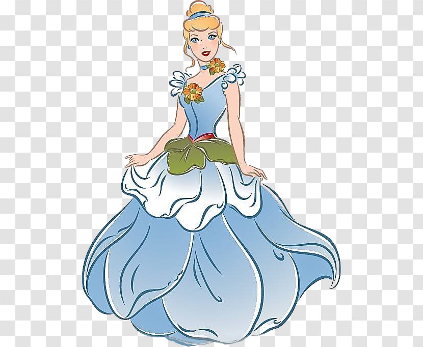 Cinderella Snow White Disney Princess The Walt Company Clip Art - Frame - Blue Skirt Transparent PNG