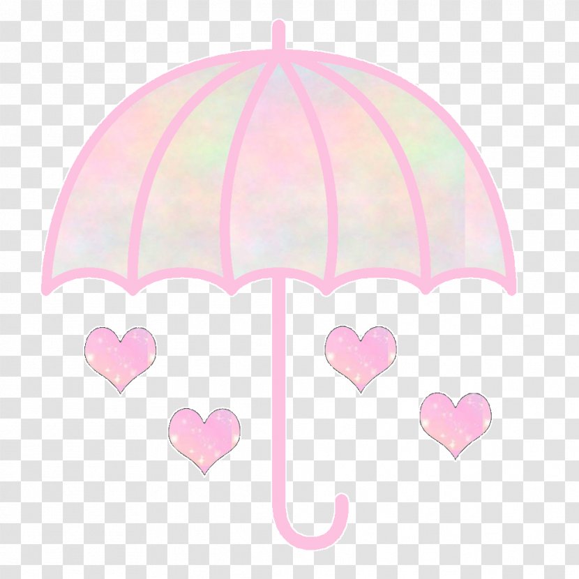 Pink M Heart - Silhouette - Chuva De Amor Transparent PNG