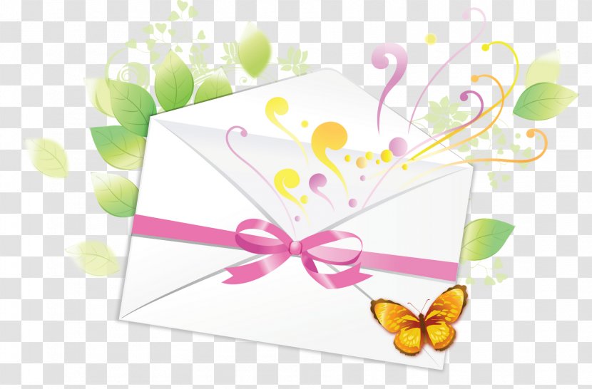 Clip Art Flower Vector Graphics Paper Envelope - Drawing Transparent PNG