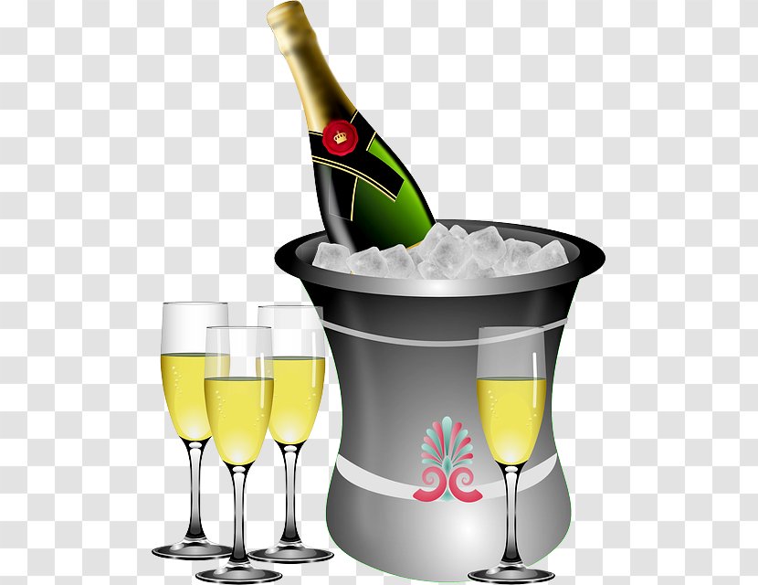 Champagne New Year's Day Eve Clip Art - Liqueur Transparent PNG